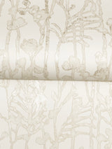 Filigree Beige by Ronald Redding Abstract Wallpaper- York Designer Series VR1559