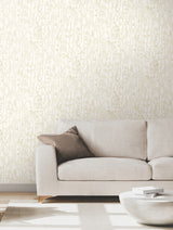Filigree Beige by Ronald Redding Abstract Wallpaper- York Designer Series VR1559