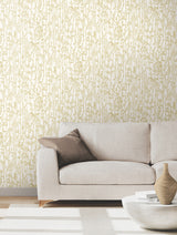 Filigree Gold by Ronald Redding Abstract Wallpaper- York Designer Series VR1560