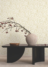 Filigree Gold by Ronald Redding Abstract Wallpaper- York Designer Series VR1560
