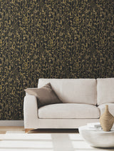 Filigree Black by Ronald Redding Abstract Wallpaper – York Designer Series VR1562