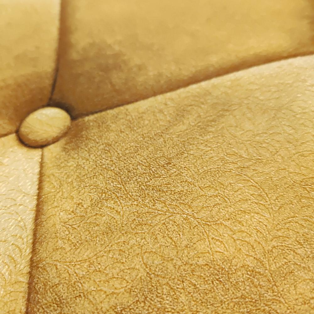 Faux Plush Quilted Diamond Upholstery Gold by Veer Decor Textured Vinyl Wallpaper – Veer Decor VRAR02-267