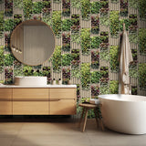 Photoreal Vertical Garden Green by Veer Decor Botanical Wallpaper – Veer VRAR04-497