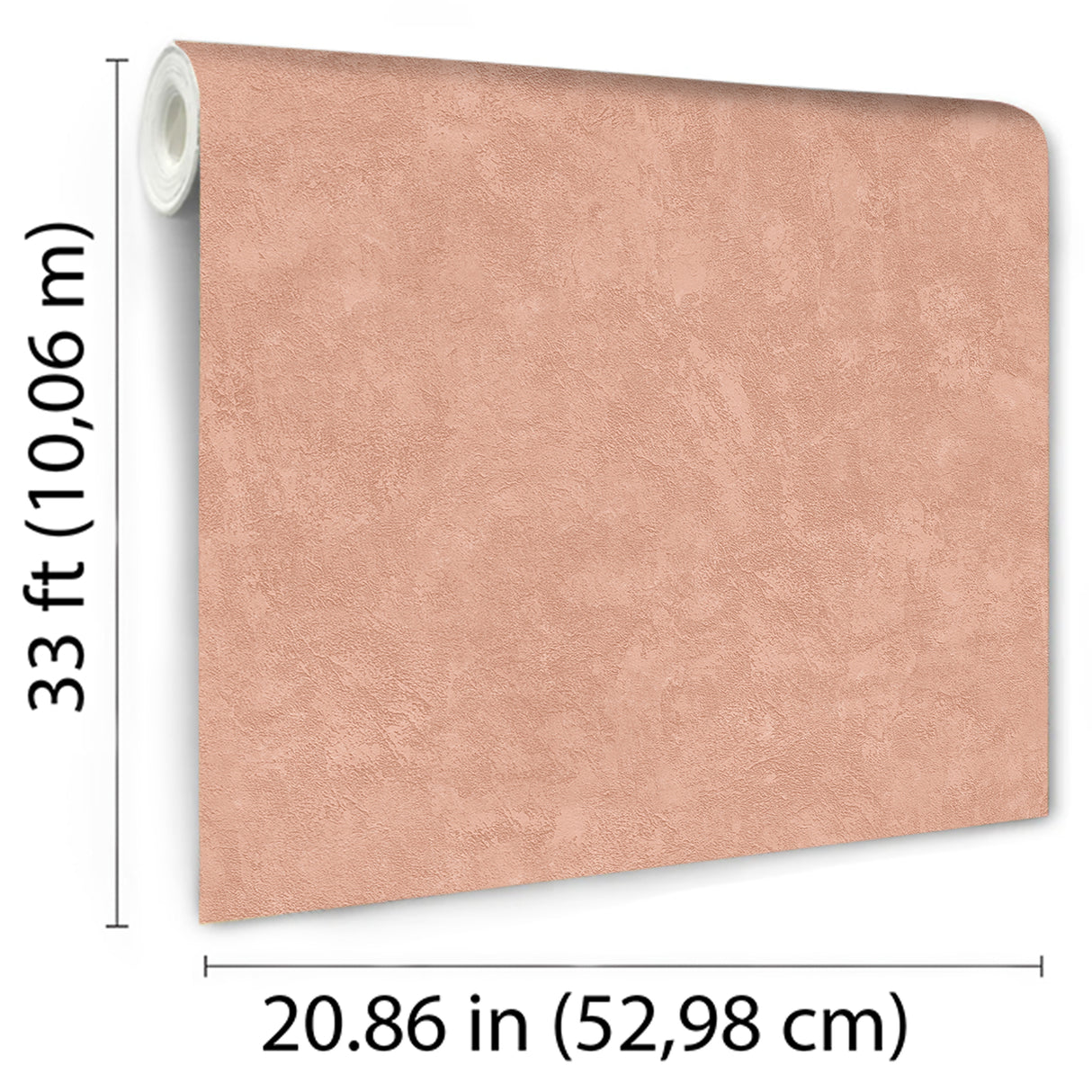Faux Waxed Texture Terracotta by Veer Decor Textured Vinyl Wallpaper – Veer Decor VRAR05-697