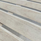 Horizontal Wood Slate Beige by Veer Decor Faux Wood Stripe Wallpaper – Veer Decor VRAR07-608