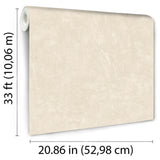 Faux Waxed Texture Beige by Veer Decor Non-Woven Unpasted Wallpaper – Veer Decor VRAR07-697