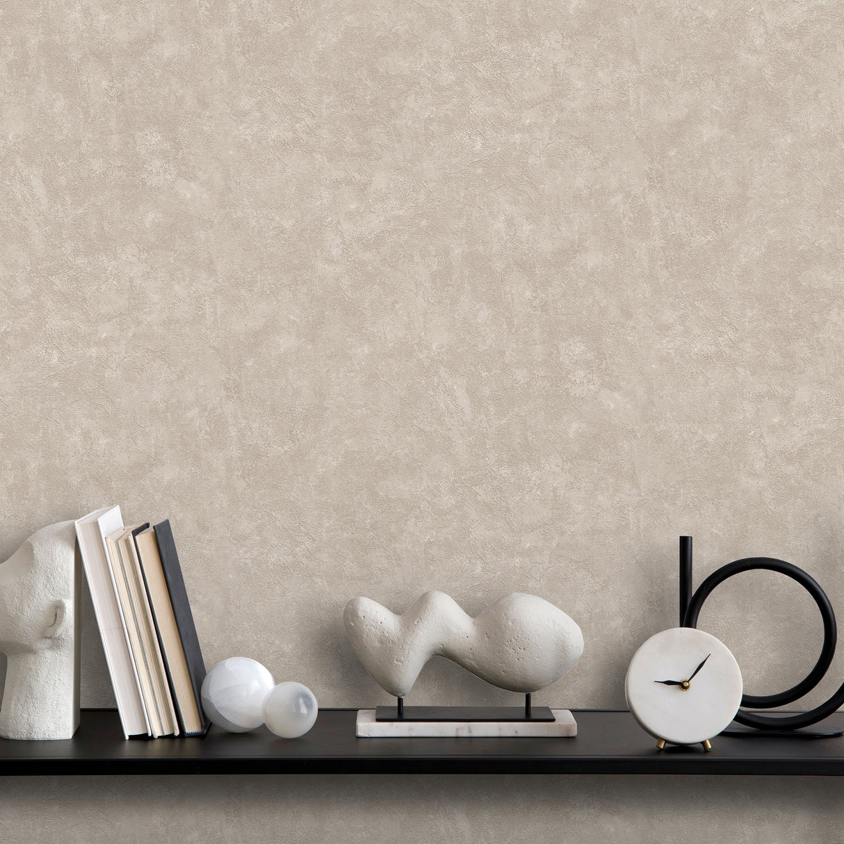 Faux Waxed Texture Taupe by Veer Decor Textured Vinyl Wallpaper – Veer Decor VRAR08-697