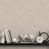 Faux Waxed Texture Taupe by Veer Decor Textured Vinyl Wallpaper – Veer Decor VRAR08-697
