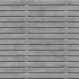 Horizontal Wood Slate Gris textured faux wood slat wallpaper in gray, roll size 20.86 in x 33 ft