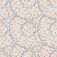 Mosaic Mirage terracotta and neutral concentric tile pattern wallpaper roll