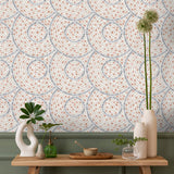Mosaic Mirage Terracotta and Neutrals by Veer Decor Textured Vinyl Wallpaper – Veer Decor VRAR10-367