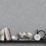 Faux Waxed Texture Dark Gray by Veer Decor Textured Vinyl Wallpaper – Veer Decor VRAR19-697