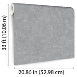 Faux Waxed Texture Dark Gray by Veer Decor Textured Vinyl Wallpaper – Veer Decor VRAR19-697