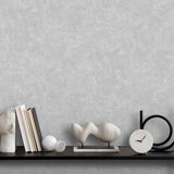 Faux Waxed Texture Gray by Veer Decor Textured Vinyl Wallpaper – Veer Decor VRAR29-697