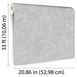 Faux Waxed Texture Gray by Veer Decor Textured Vinyl Wallpaper – Veer Decor VRAR29-697