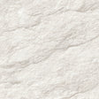 Stone Serenity Luxurious Stone Gray Chalk textured faux stone wallpaper roll and room view