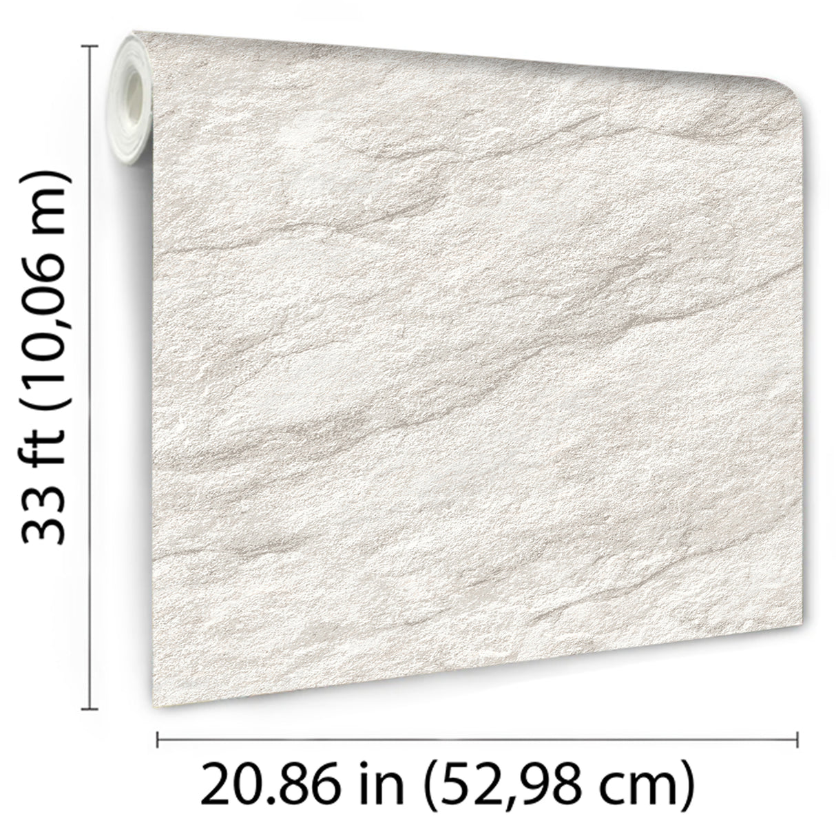 Stone Serenity Luxurious Stone Gray Chalk by  Textured Faux Stone Wallpaper – Veer Decor VRBR00-857
