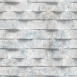 Wavy Marble Stripe Blue Gray textured faux marble wallpaper roll, 20.86 in x 33 ft