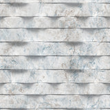 Wavy Marble Stripe Blue Gray textured faux marble wallpaper roll, 20.86 in x 33 ft