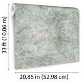 Luxurious Marble Green by Veer Decor Textured Marble Effect Wallpaper – Veer Decor VRBR04-587