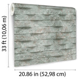 Wavy Marble Stripe Sage Green by Veer Decor Abstract Textured Wallpaper – Veer Decor VRBR04-997