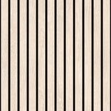 Modern Wood Slat Natural vertical faux wood slat cream wallpaper roll VRBR07-208