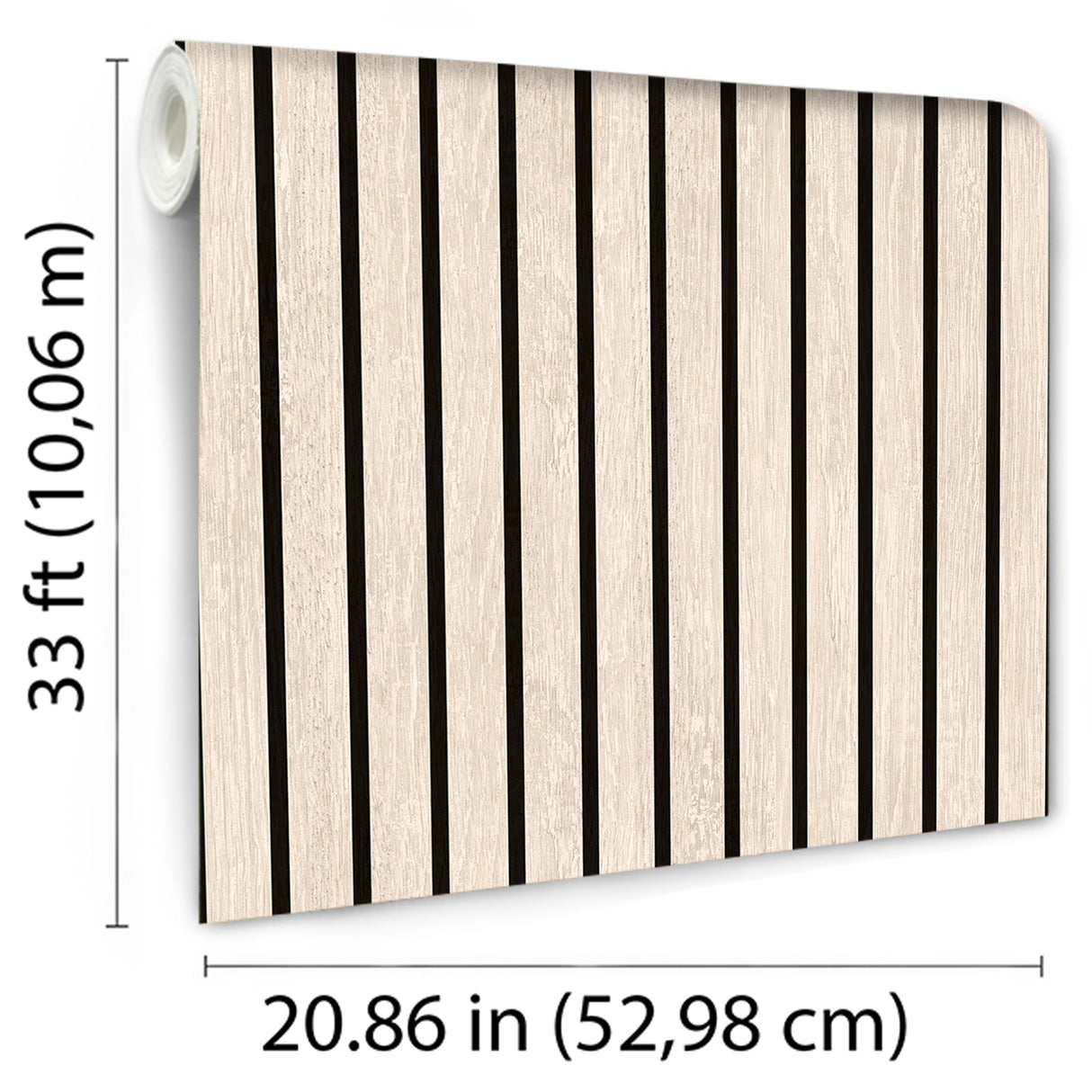 Modern Wood Slat Natural by Veer Decor Abstract Wallpaper – Veer Decor VRBR07-208