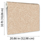 Cork Texture Natural Light by  Textured Wallpaper – Veer Decor VRBR07-457