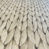 Wicker Weave Natural by Veer Decor Textured Vinyl Wallpaper – Veer Decor VRBR07-487