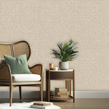 Wicker Weave Natural by Veer Decor Textured Vinyl Wallpaper – Veer Decor VRBR07-487