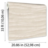 Natural Drift Wavy Wood Structure Cream by Veer Decor Abstract Wallpaper – Veer Decor VRBR07-557