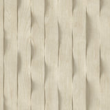 Wavy Wood Slats ecru light natural wood textured wallpaper roll by Veer Decor VRBR07-657