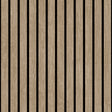 Modern Wood Slat Taupe textured vinyl wallpaper roll showing vertical slat design