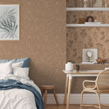 Cork Texture Natural Brown by Veer Decor Abstract Wallpaper – Veer Decor VRBR08-457