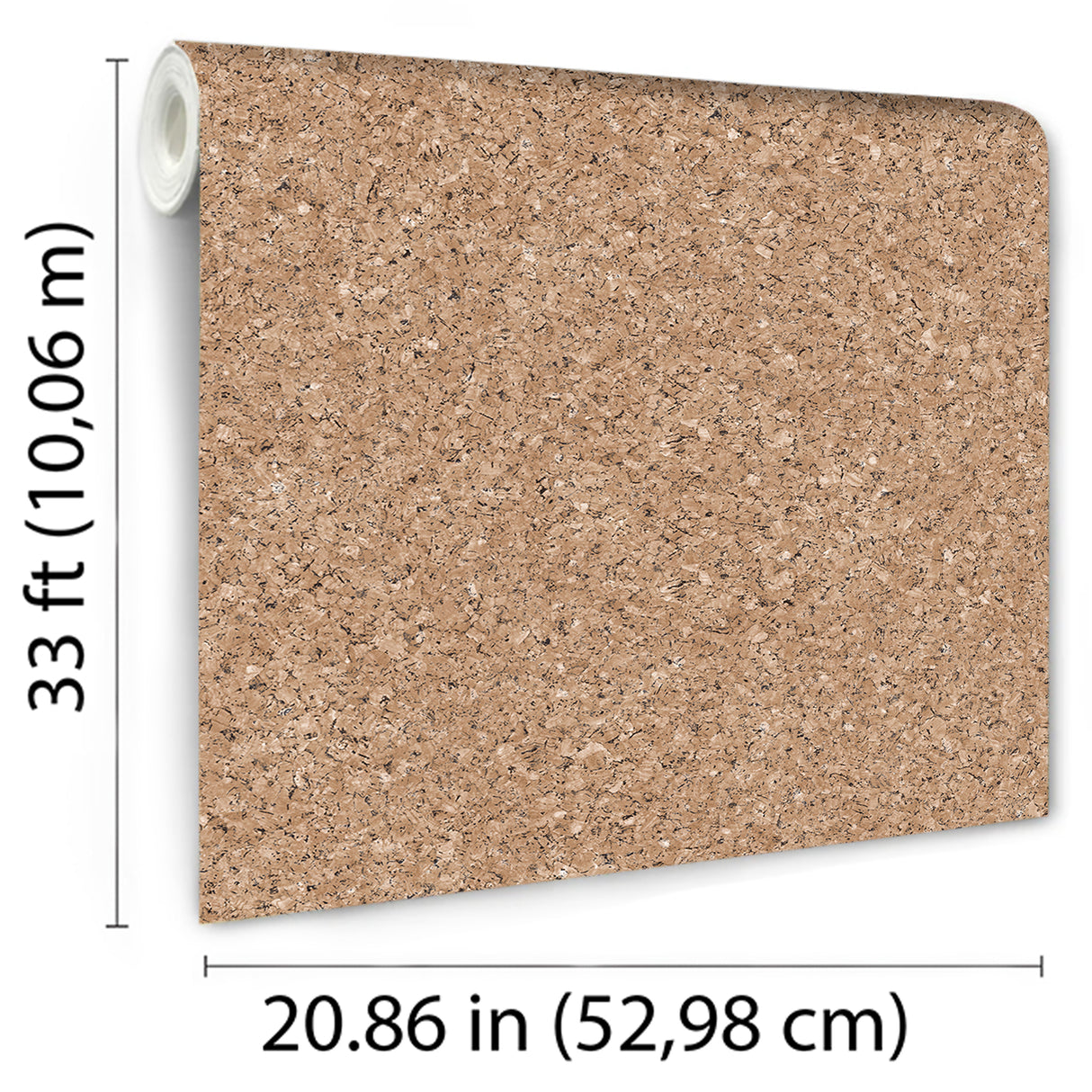 Cork Texture Natural Brown by Veer Decor Abstract Wallpaper – Veer Decor VRBR08-457