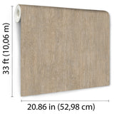 Soft Grain Wood Texture Brown by Veer Textured Vinyl Wallpaper – Veer Decor VRBR08-467