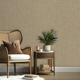 Wicker Weave Taupe by Veer Decor Textured Vinyl Wallpaper – Veer Decor VRBR08-487
