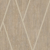 Wood Texture Chevron Brown wallpaper with embossed woodgrain and chevron pattern