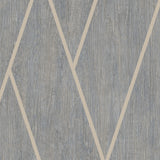 Wood Texture Chevron Blue Gray textured geometric wallpaper roll VRBR09-757