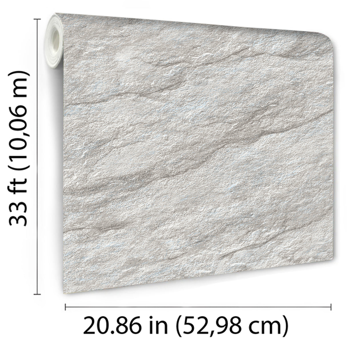Stone Serenity Gray by Veer Decor Faux Stone Textured Wallpaper – Veer Decor VRBR09-857