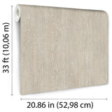 Soft Grain Wood Texture Beige by — Faux Wood Wallpaper – Veer Decor VRBR17-467