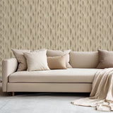 Wavy Wood Slats Natural Beige Cream by Veer Decor Textured Faux Wood Wallpaper – VRBR17-657