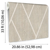 Wood Texture Chevron Beige by Veer Decor Patterned Textured Wallpaper – VRBR17-757
