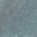 Luminous Leaf Collage turquoise metallic foil embossed leaf pattern wallpaper roll VRBT01-896