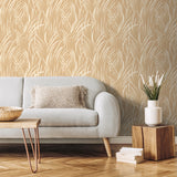 Adelia Tall Grass Yellow by Veer Decor Nature Wallpaper – Veer Decor VRBT02-546