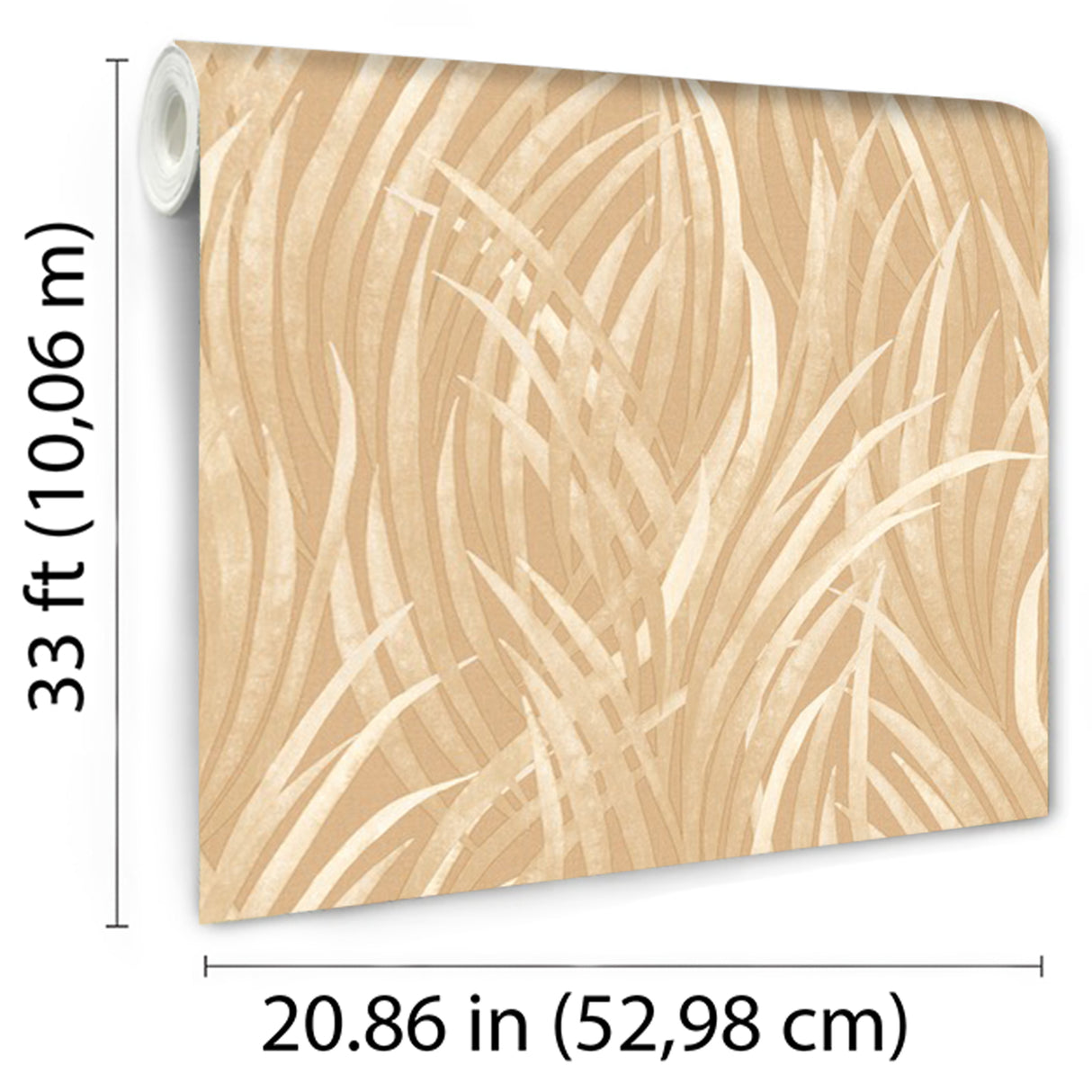 Adelia Tall Grass Yellow by Veer Decor Nature Wallpaper – Veer Decor VRBT02-546
