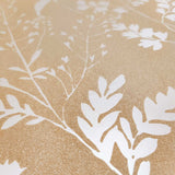Wildflower Silhouettes Yellow by Veer Decor Floral Wallpaper – Veer Decor VRBT02-825