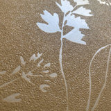 Wildflower Silhouettes Yellow by Veer Decor Floral Wallpaper – Veer Decor VRBT02-825