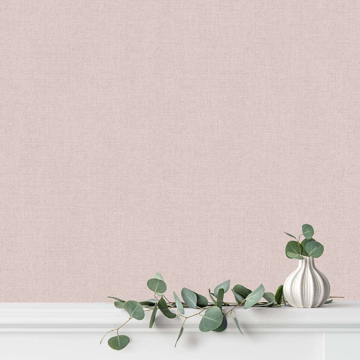 Faux Tweed Textile Texture Powder Blush by Veer Decor Textured Vinyl Wallpaper – Veer Decor VRBT03-155