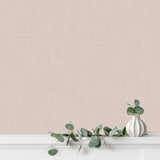 Faux Tweed Textile Texture Powder Blush by Veer Decor Textured Vinyl Wallpaper – Veer Decor VRBT03-155